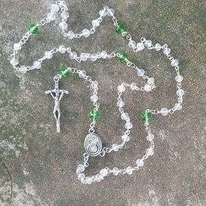 Hint of Green Rosary
